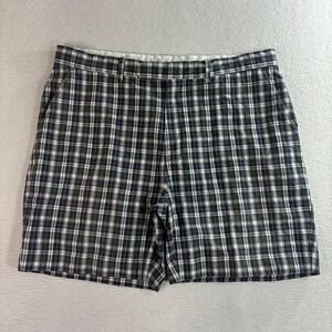 Polo Ralph Lauren Plaid Golf Shorts Mens 38x8 Green Blue Tarta Chino Preppy